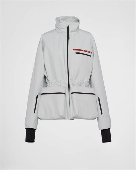 prada white ski jacket|onesie Prada ski suit.